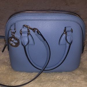 Baby blue Gucci dome bag